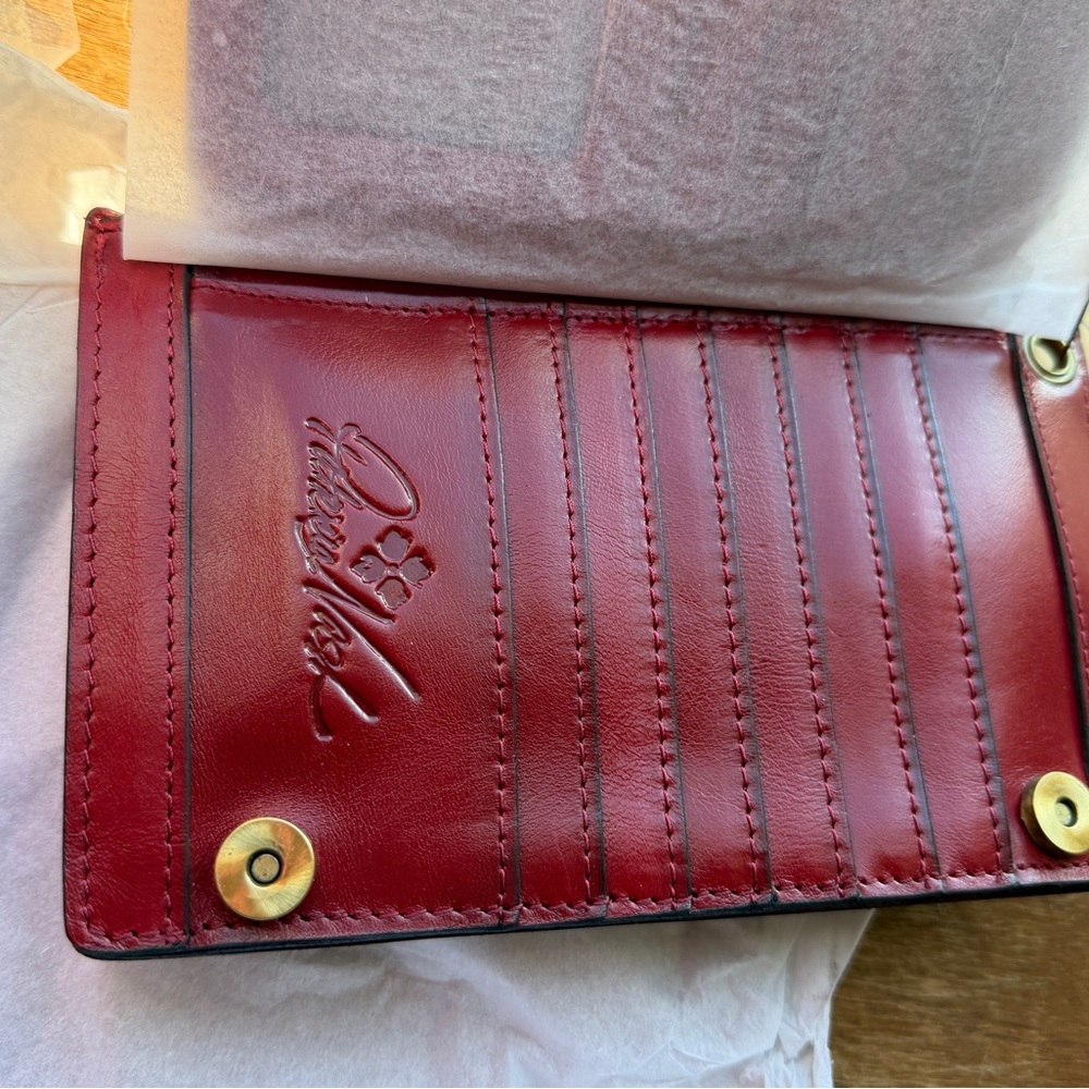 Patricia Nash Ruby Red Chiavella phone cross body case